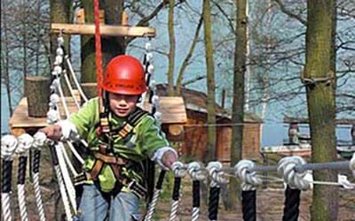 Kletterwald in Leipzig