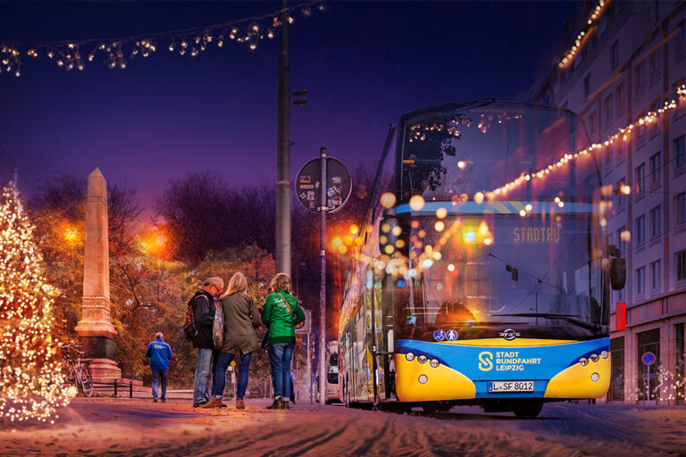 Leipziger Glitzerfahrt zu Weihnachten